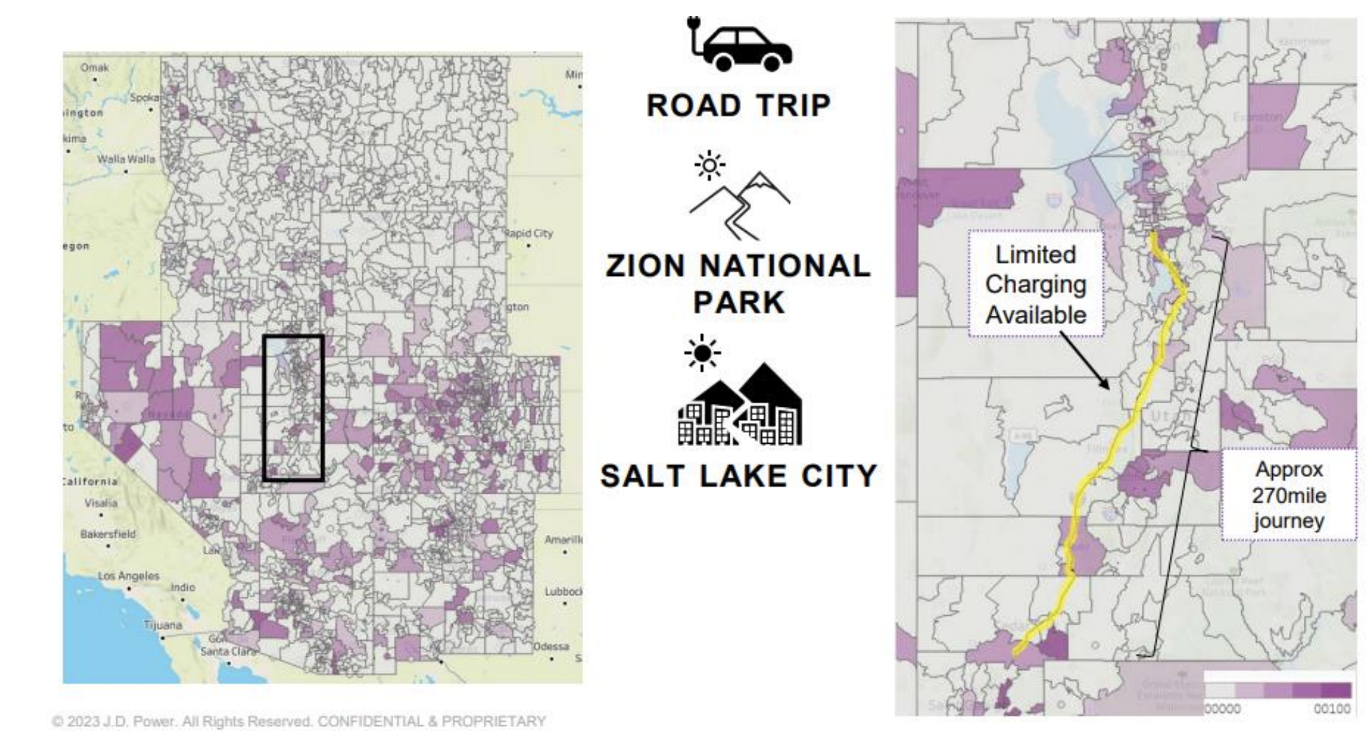 Is U.S. EV Infrastructure Ready for the Great American Summer Road Trip? It Depends on Where You Want to Go.
