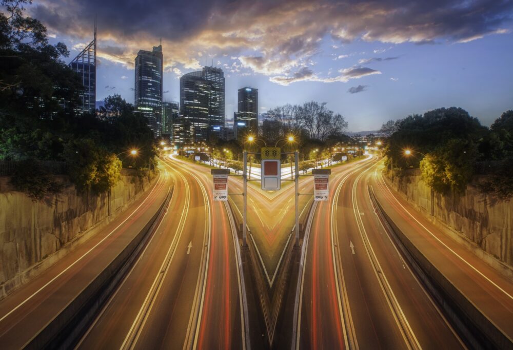 Picture of Sydney Harbour at night